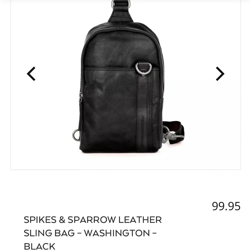 SPIKES & SPARROW Genuine Leather Sling Bag